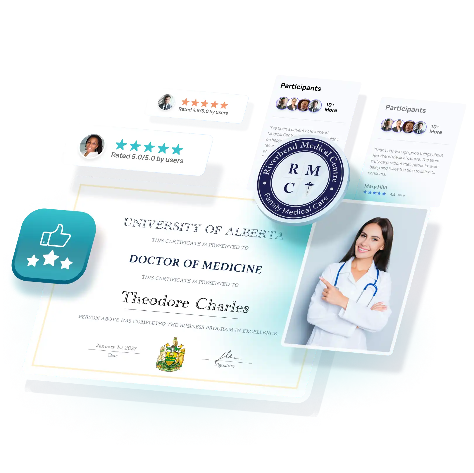 Optiimus healthcare medical dental logo design