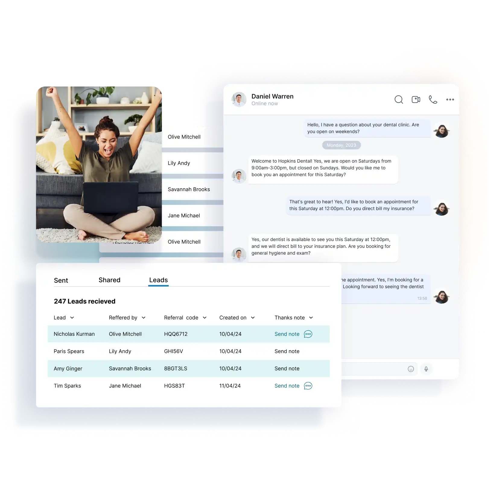 Patient referral program marketing