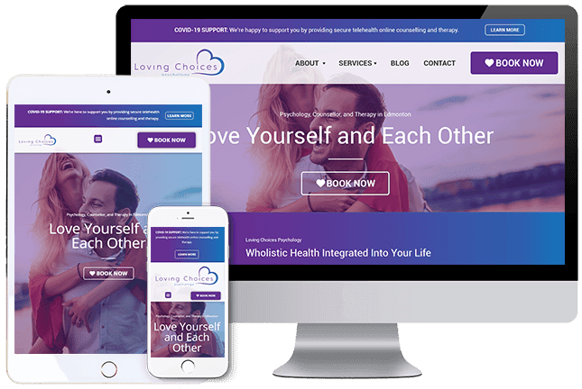 Loving choices website after